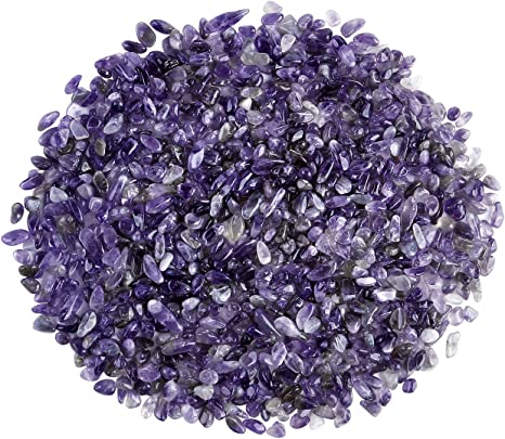 #Amethyst Tumbled Chips - Bulk Wholesale choose: 1lb or 3lb# - ## at Solace GemWorks