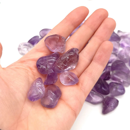 #Amethyst Tumbled Stones - Bulk Wholesale choose: 1lb, 3lbs or 5lbs# - ## at Solace GemWorks