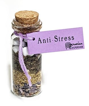 #Anti Stress pocket spellbottle# - ## at Solace GemWorks