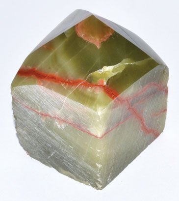 #Aragonite, Green top polished point# - ## at Solace GemWorks