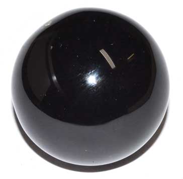 #Black Obsidian Sphere# - ## at Solace GemWorks