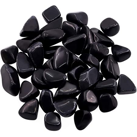 #Black Obsidian Tumbled Stones - Bulk Wholesale choose: 1lb, 3lbs or 5lbs# - ## at Solace GemWorks