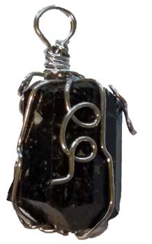 #Black Tourmaline wire wrapped# - ## at Solace GemWorks