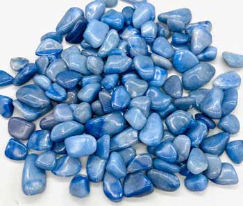 #Blue Aventurine Tumbled Stones - Bulk Wholesale choose: 1lb, 3lbs or 5lbs# - ## at Solace GemWorks