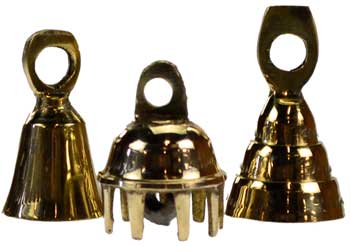 #Brass Bell 3/4" (set of 12)# - ## at Solace GemWorks