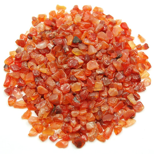 #Carnelian Tumbled Chips - Bulk Wholesale choose: 1lb or 3lb# - ## at Solace GemWorks