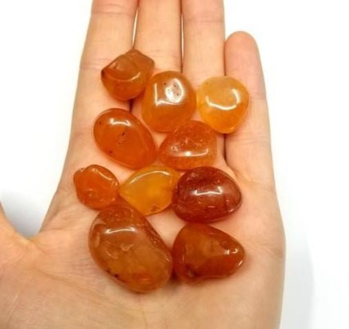 #Carnelian Tumbled Stones - Bulk Wholesale choose: 1lb, 3lbs or 5lbs# - ## at Solace GemWorks