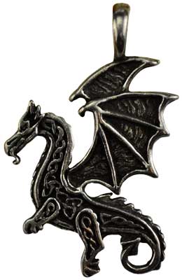 #Celtic Dragon amulet# - ## at Solace GemWorks