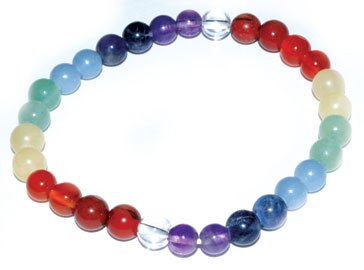 #Chakra 7 bracelet 6mm# - ## at Solace GemWorks