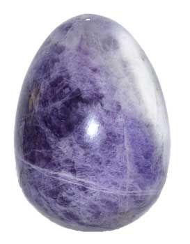 #Chevron Amethyst Egg 2"# - ## at Solace GemWorks