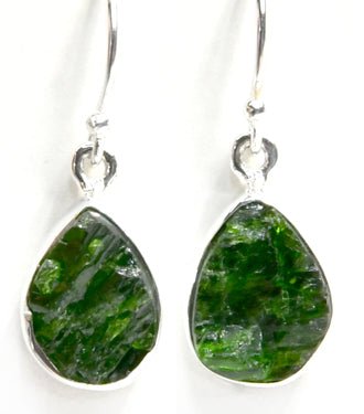 #Chrome Diopside earrings# - ## at Solace GemWorks