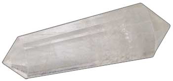 #Double Terminated Quartz Point 2" 16 faceted# - ## at Solace GemWorks