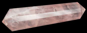 #Double Terminated Rose Quartz Point 2"# - ## at Solace GemWorks