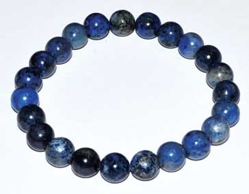 #Dumortierite bracelet 8mm# - ## at Solace GemWorks