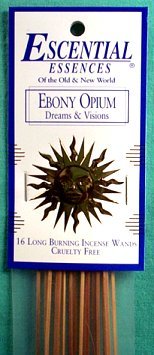 #Ebony Opium Escential essences incense sticks 16 pack# - ## at Solace GemWorks