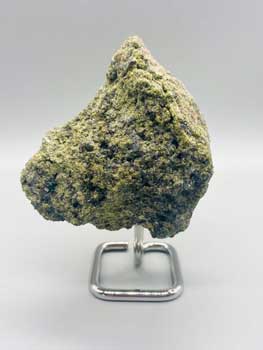 #Epidote on metal stand# - ## at Solace GemWorks