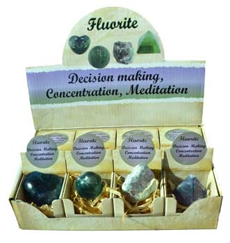 #Fluorite gift box (set of 12)# - ## at Solace GemWorks