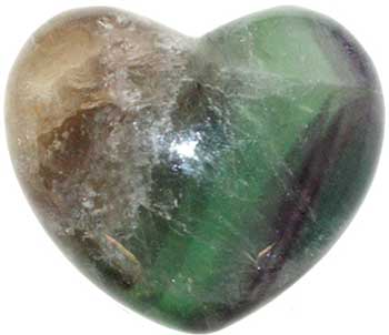 #Fluorite Heart 1.75"# - ## at Solace GemWorks