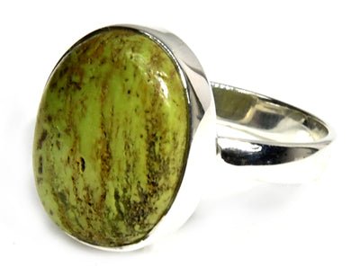 #Gaspeite ring# - ## at Solace GemWorks