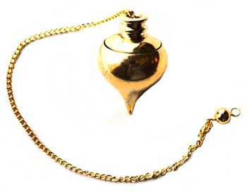 #Gold Plated pendulum w/ Compartment# - ## at Solace GemWorks