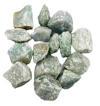 #Green Aventurine Rough Crystals - Bulk Wholesale choose: 1lb, 3lbs or 5lbs# - ## at Solace GemWorks