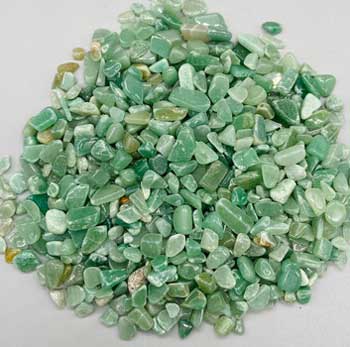 #Green Aventurine Tumbled Chips - Bulk Wholesale choose: 1lb or 3lb# - ## at Solace GemWorks