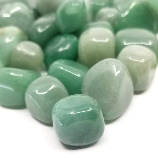 #Green Aventurine Tumbled Stones - Bulk Wholesale choose: 1lb, 3lbs or 5lbs# - ## at Solace GemWorks