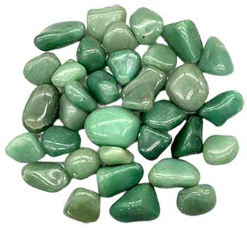 #Green Aventurine Tumbled Stones - Singles - choose: 1, 3, 5, or 10 Stones# - ## at Solace GemWorks