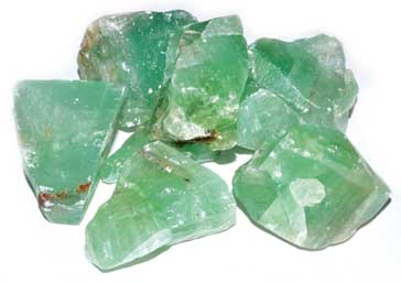 #Green Calcite Rough Crystals - Bulk Wholesale choose: 1lb, 3lbs or 5lbs# - ## at Solace GemWorks