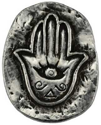 #Hamsa pocket stone# - ## at Solace GemWorks