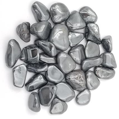 #Hematite Tumbled Stones - Bulk Wholesale choose: 1lb, 3lbs or 5lbs# - ## at Solace GemWorks