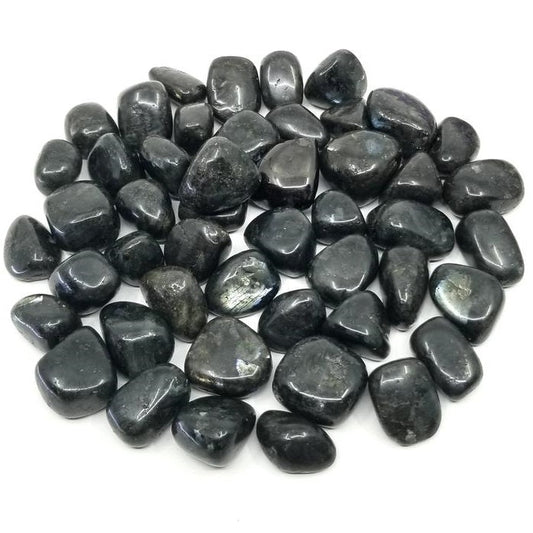 #Larvikite Tumbled Stones - Bulk Wholesale choose: 1lb, 3lbs or 5lbs# - ## at Solace GemWorks