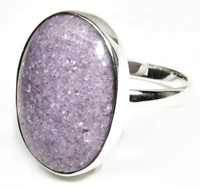 #Lepidolite ring# - ## at Solace GemWorks