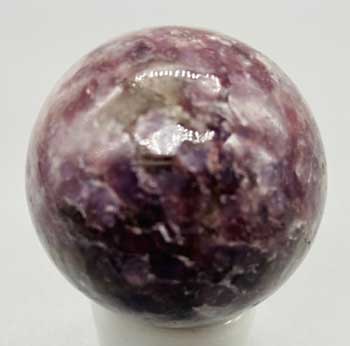 #Lepidolite Sphere 40mm# - ## at Solace GemWorks