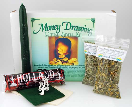 #Money Drawing Boxed ritual kit# - ## at Solace GemWorks