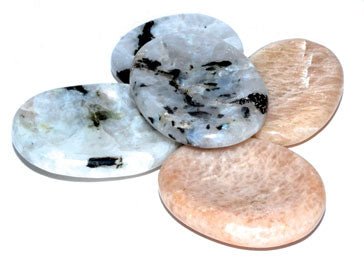 #Moonstone worry stone# - ## at Solace GemWorks