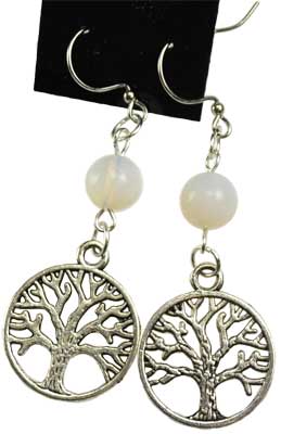 #Opalite Tree of Life earrings# - ## at Solace GemWorks