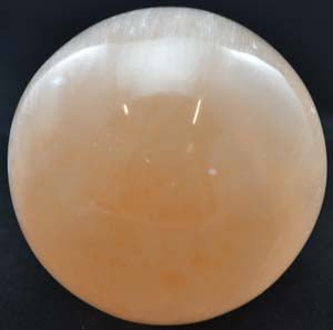 #Orange Selenite gazing ball (2 " - 3")# - ## at Solace GemWorks