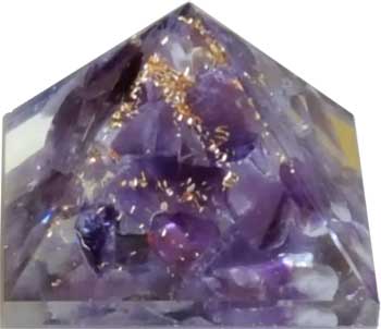 #Orgone Amethyst Pyramid 25 - 30mm# - ## at Solace GemWorks