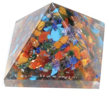 #Orgone Mixed Stone Pyramid 25 - 30mm# - ## at Solace GemWorks