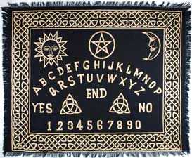 #Ouija - Board altar cloth 24" x 30"# - ## at Solace GemWorks