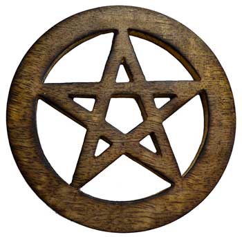 #Pentagram altar tile 4"# - ## at Solace GemWorks