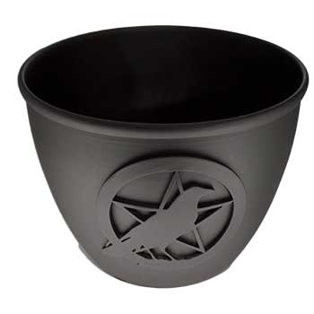 #Pentagram & Bird bowl (5")# - ## at Solace GemWorks