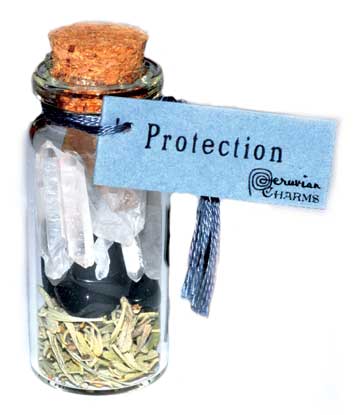 #Protection Pocket Spellbottle# - ## at Solace GemWorks