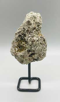 #Pyrite on metal stand# - ## at Solace GemWorks