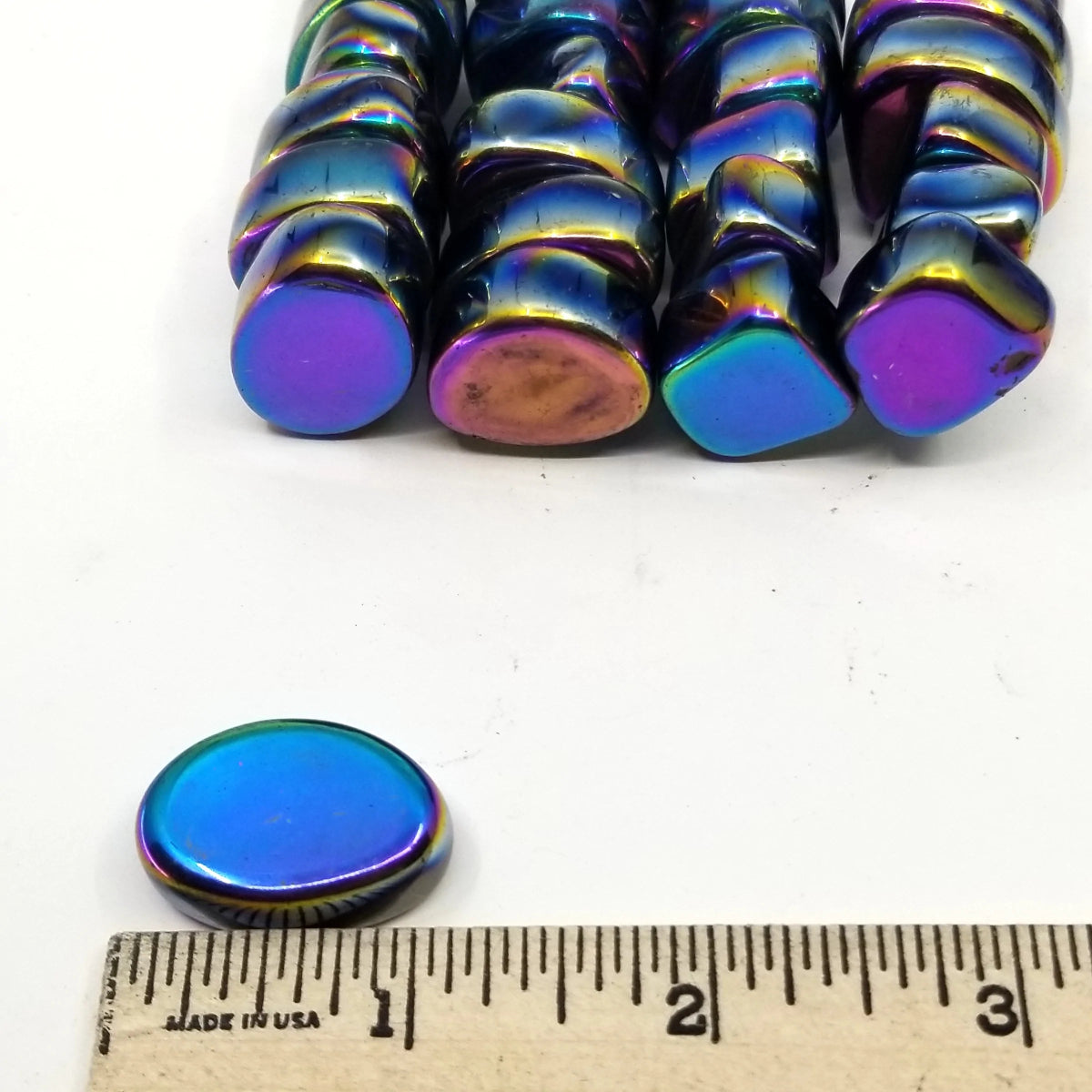 #Rainbow Magnetic Hematite Tumbled Stones - Bulk Wholesale choose: 1lb, 3lbs or 5lbs# - ## at Solace GemWorks