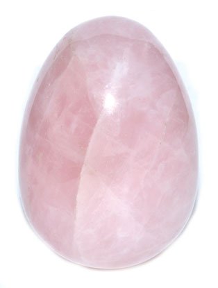 #Rose Quartz Egg 2"# - ## at Solace GemWorks