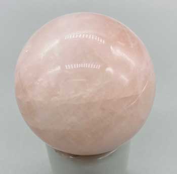 #Rose Quartz Sphere 40mm# - ## at Solace GemWorks