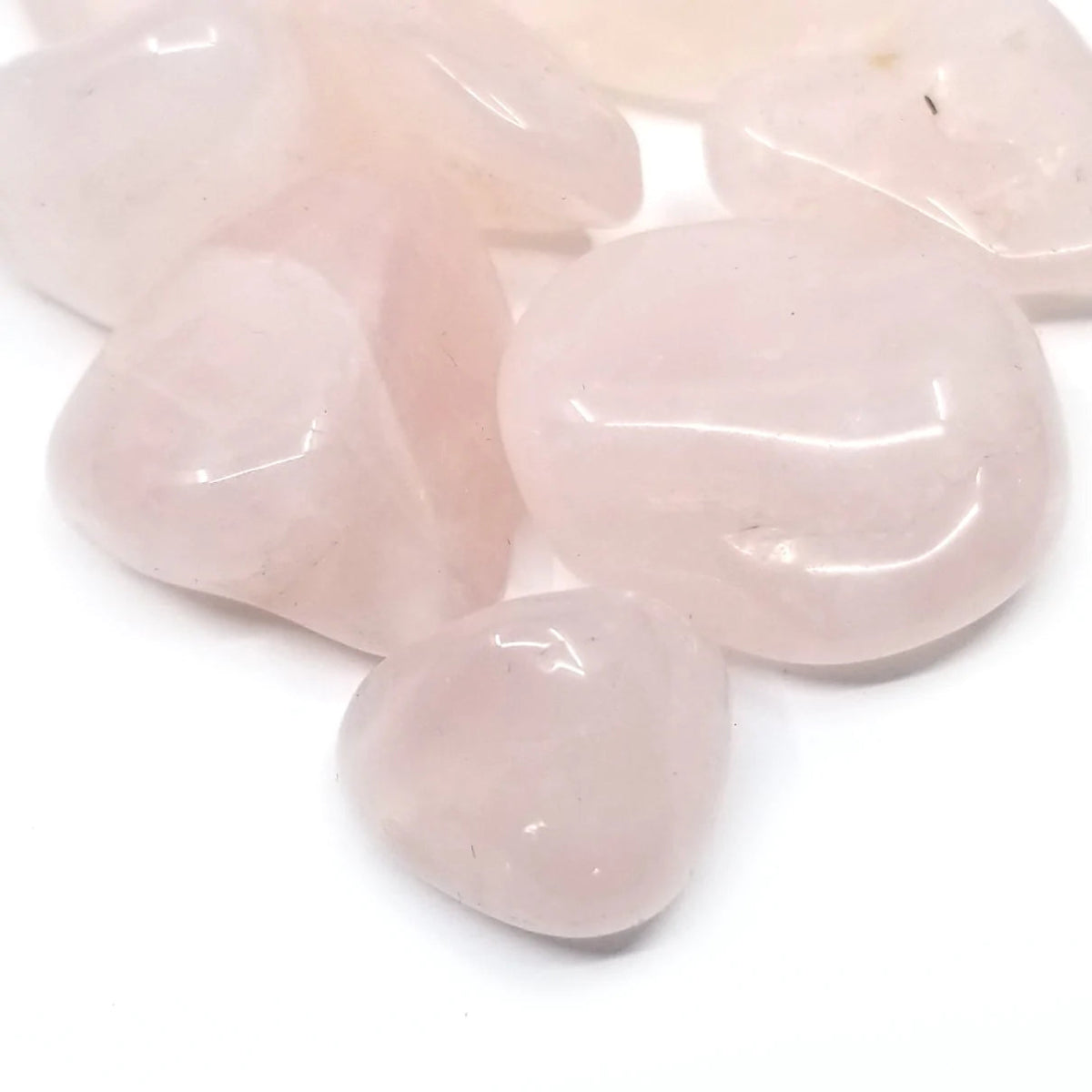 #Rose Quartz Tumbled Stones - Bulk Wholesale choose: 1lb, 3lbs or 5lbs# - ## at Solace GemWorks