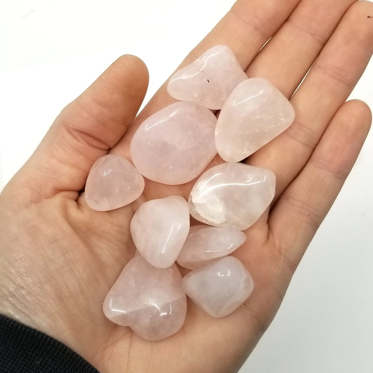 #Rose Quartz Tumbled Stones - Bulk Wholesale choose: 1lb, 3lbs or 5lbs# - ## at Solace GemWorks